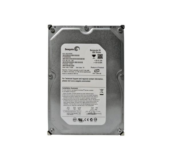 ST3250820NS Seagate BarraCuda ES 250GB 7200RPM SATA 3Gb/s 8MB Cache 3.5-inch Hard Drive