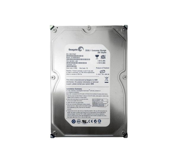ST3250823ACE Seagate DB35 250GB 3.5-inch Hard Drive ATA-100 7200RPM 8MB Cache