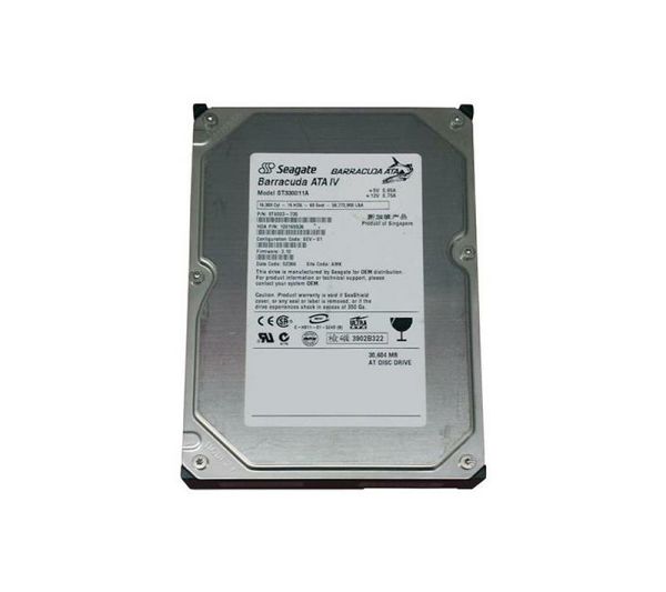 ST330011A Seagate BarraCuda 30GB 7200RPM ATA-100 2MB Cache 3.5-inch Hard Drive