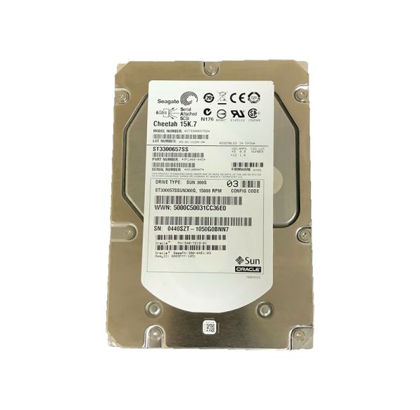 ST330057SSUN300G Sun 300GB 15000RPM SAS 3GB/s 16MB Cache Hot-Pluggable 3.5-inch Hard Drive