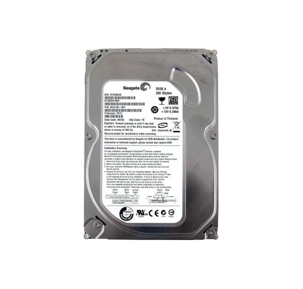 ST3320410SV Seagate SV35.4 320GB 7200RPM SATA 3Gb/s 16MB Cache 3.5-inch Hard Drive