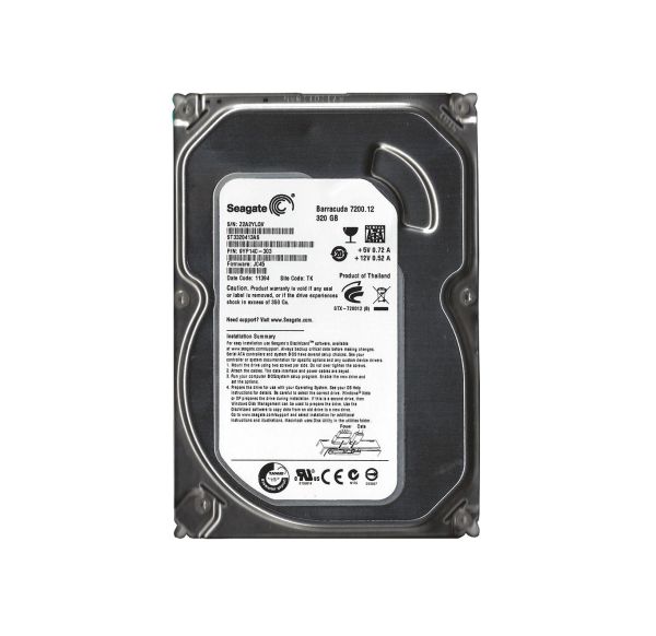 ST3320413AS Seagate BarraCuda 320GB 7200RPM SATA 6Gb/s 16MB Cache 3.5-inch Hard Drive