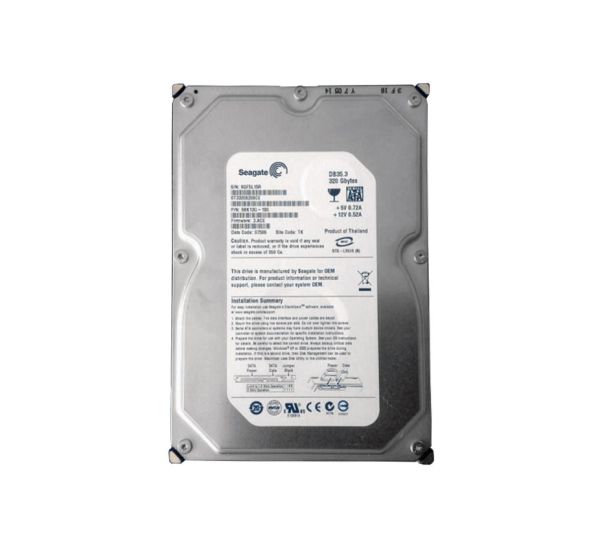 ST3320820SCE Seagate DB35 Series 320GB 7200RPM SATA 3Gb/s 8MB Cache 3.5-inch Hard Drive
