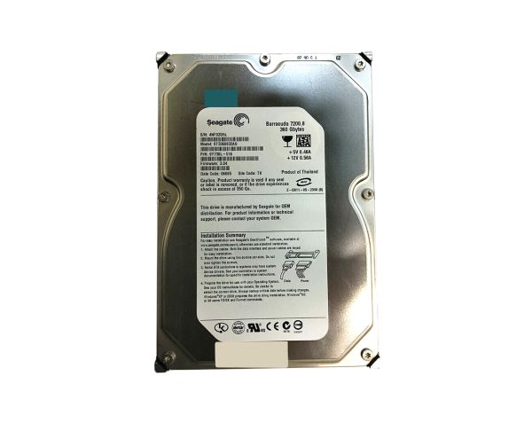 ST3360832AS Seagate BarraCuda 360GB 7200RPM SATA 3Gb/s 8MB Cache 3.5-inch Hard Drive