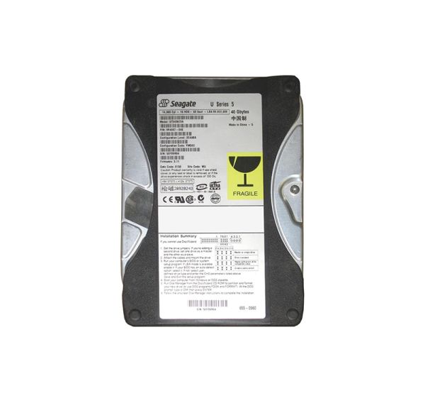 ST340823A Seagate 40GB 5400RPM EIDE DMA/ATA-100 ULTYRA 3.5-inch Hard Drive