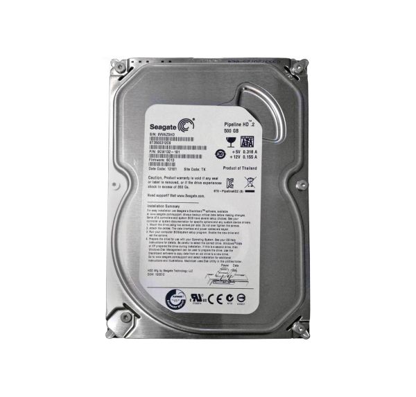 ST3500312CS Seagate Pipeline HD.2 500GB 5900RPM SATA 3Gb/s 8MB Cache 3.5-inch Hard Drive