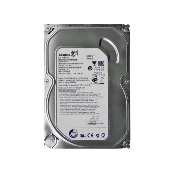 ST3500410SV Seagate SV35.5 Series 500GB 7200RPM SATA 3Gb/s 16MB Cache 3.5-inch Hard Drive