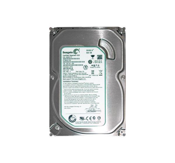 ST3500411SV Seagate SV35.5 Series 500GB 7200RPM SATA 6Gb/s 16MB Cache 3.5-inch Hard Drive