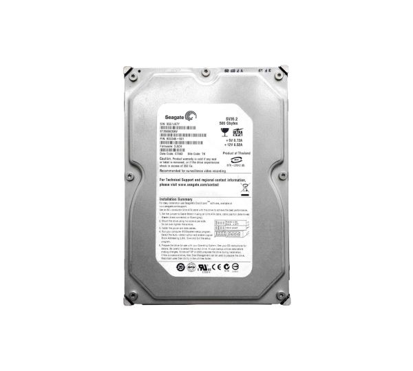ST3500630AV Seagate SV35.2 500GB 7200RPM ATA-100 16MB Cache 3.5-inch Hard Drive