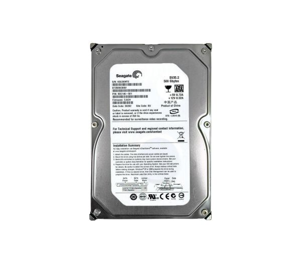 ST3500630SV Seagate SV35.2 500GB 7200RPM SATA 3Gb/s 16MB Cache 3.5-inch Hard Drive