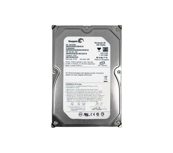 ST3500830NS Seagate BarraCuda ES 500GB 7200RPM SATA 3Gb/s 8MB Cache 3.5-inch Hard Drive
