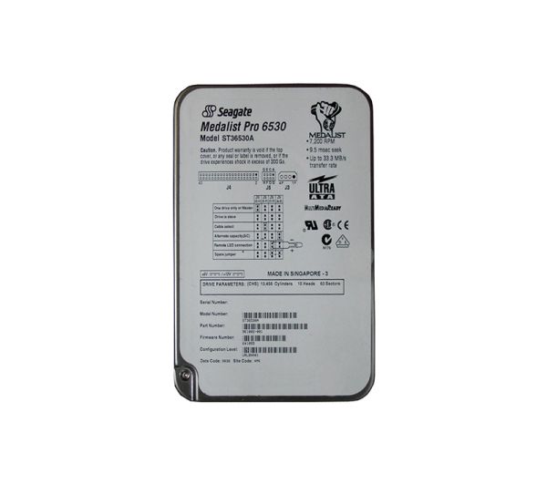 ST36530A Seagate Medalist Pro 9140 6.51GB ATA-33 7200RPM 512KB Cache 3.5-inch Hard Drive
