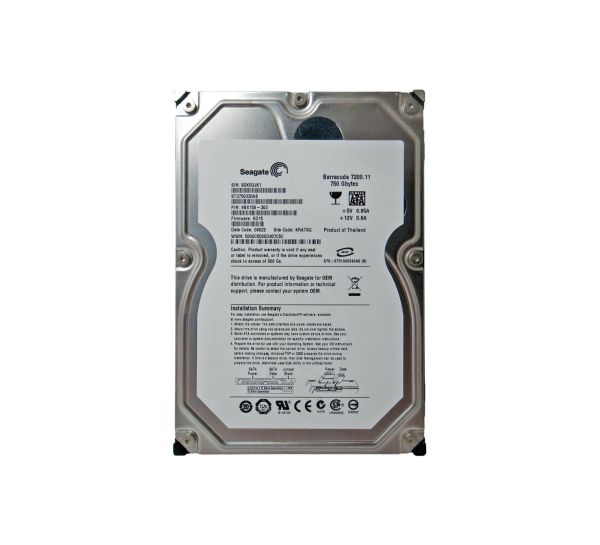 ST3750330AS Seagate BarraCuda 7200.11 750GB 7200RPM SATA 3Gb/s 32MB Cache 3.5-inch Hard Drive