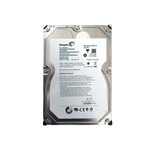 ST3750528AS Seagate BarraCuda 7200.12 750GB 7200RPM SATA 3Gb/s 32MB Cache 3.5-inch Hard Drive