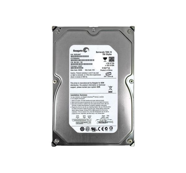 ST3750840AS Seagate BarraCuda 750GB 7200RPM SATA 3Gb/s 8MB Cache 3.5-inch Hard Drive
