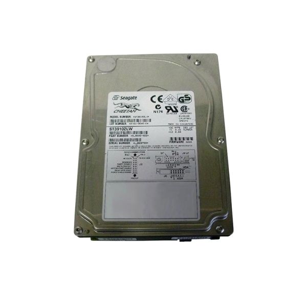 ST39102LW Seagate Cheetah 9.1GB 10000RPM Ultra-2-68-Pin SCSI 3.5-inch Hard Drive