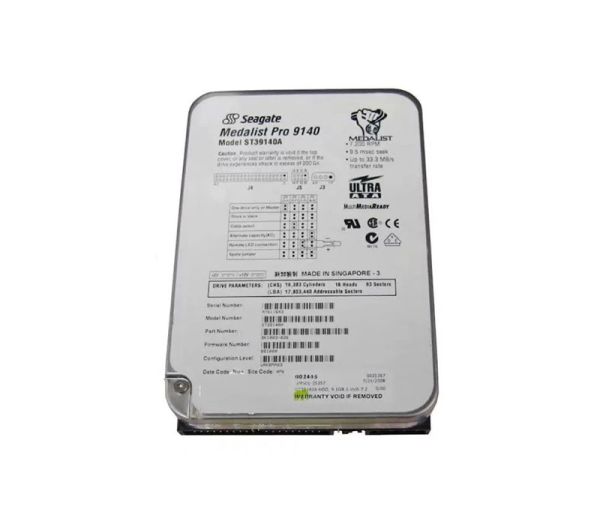 ST39140A Seagate 9GB 7200RPM ATA-66 3.5-inch Hard Drive