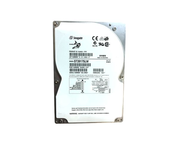 ST39175LW Seagate BarraCuda 9.1GB 7200RPM 68-Pin ULRA-160 SCSI 3.5-inch Hard Drive