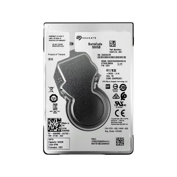 ST500LM034 Seagate BarraCuda Pro 500GB 7200RPM SATA 6Gb/s 128MB Cache 2.5-inch Hard Drive