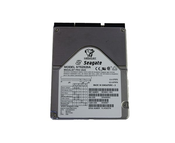 ST52520A Seagate 2.5GB 5400RPM ATA-33 128KB Cache 3.5-inch Hard Drive
