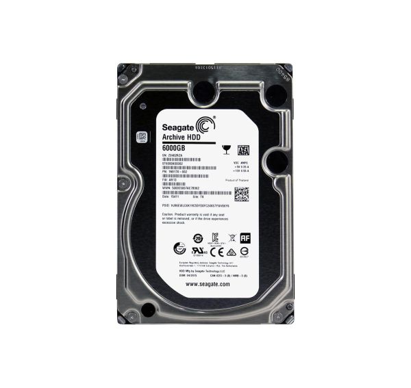 ST6000AS0002 Seagate ARCHIVE HDD 6TB 5900RPM SATA 6Gb/s 128MB Cache 3.5-inch Hard Drive