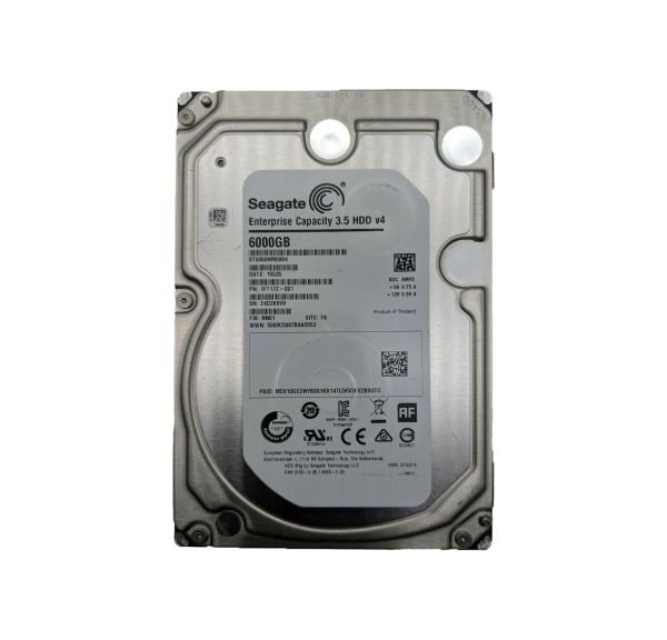 ST6000NM0004 Seagate Capacity v4 6TB 7200RPM SATA 6Gb/s 4Kn 128MB Cache 3.5-inch Enterprise Hard Drive