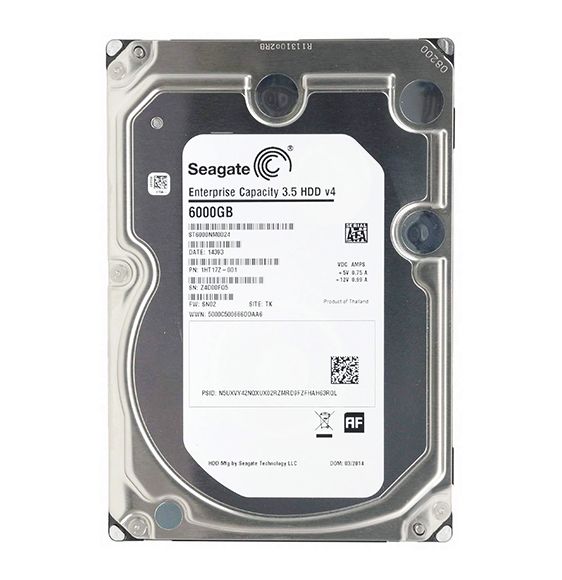 ST6000NM0024 Seagate 6TB 7200RPM SATA 6Gb/s 128MB Cache 3.5-inch Hard Drive