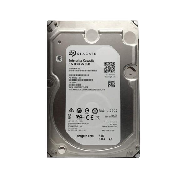 ST8000NM0105 Seagate Capacity V.5 8TB 7200RPM SATA 6Gb/s 256MB Cache 512e 3.5-inch Hard Drive