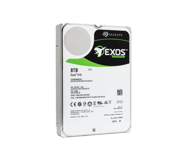 ST8000NM0206 Seagate 8TB 7200RPM SATA 6Gb/s 256MB Cache 512e 3.5-inch Hard Drive