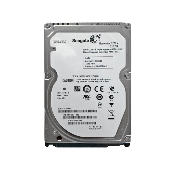 ST9320423ASG Seagate 320GB 7200RPM SATA 3Gb/s 2.5-inch Hard Drive