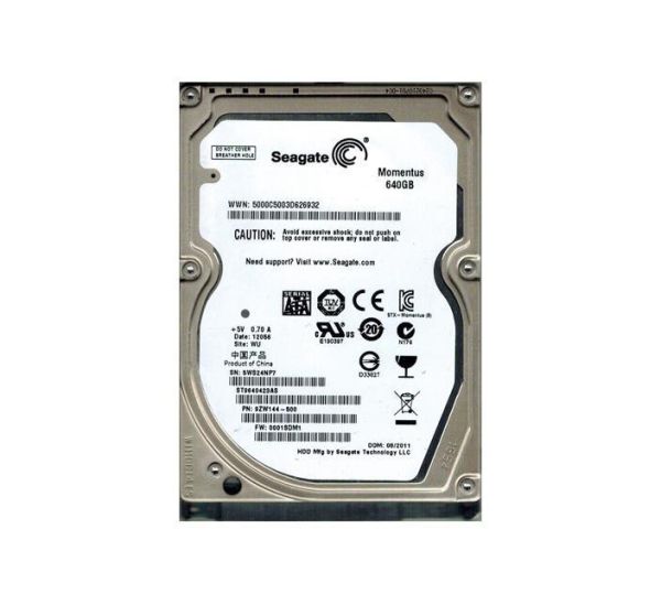 ST9640423AS Seagate Momentus 640GB 5400RPM SATA 3Gb/s 16MB Cache 2.5-inch Hard Drive