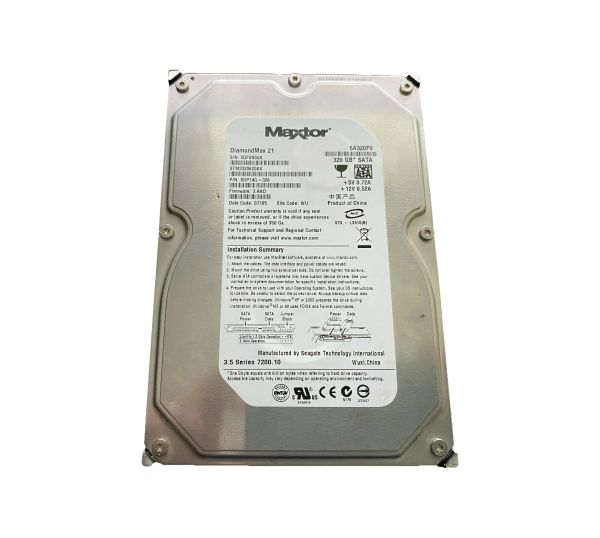 STM3320620AS Seagate DiamondMax 21 320GB 7200RPM SATA 3Gb/s 16MB Cache 3.5-inch Hard Drive