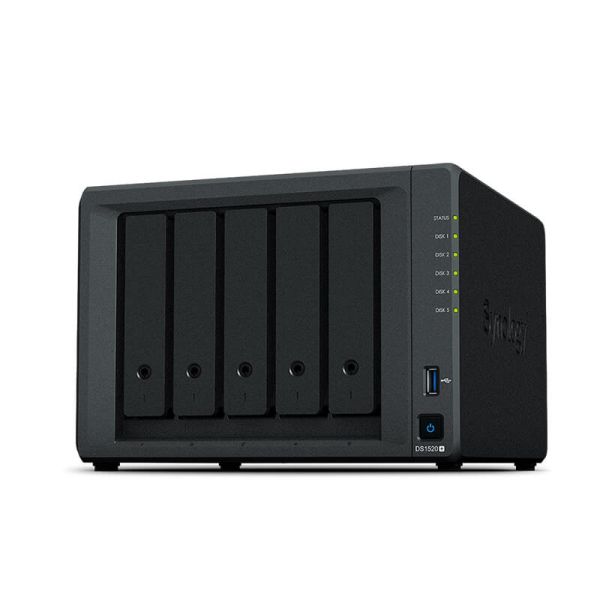 DS1520+ Synology NAS DiskStation DS1520+(Diskless), 5-Bay 8GB DDR4