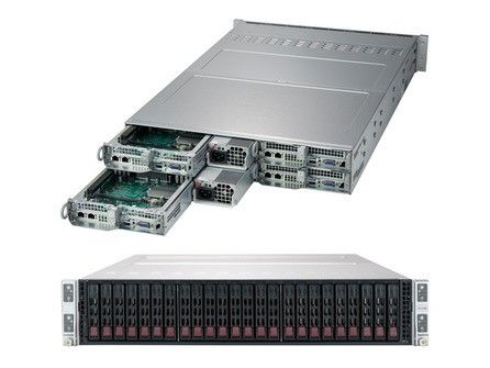 SYS-2029TP-HTR Supermicro TwinPro SuperServer - 2U - 4 nodes - Dual Intel Xeon Scalable Processors - up to 4TB memory