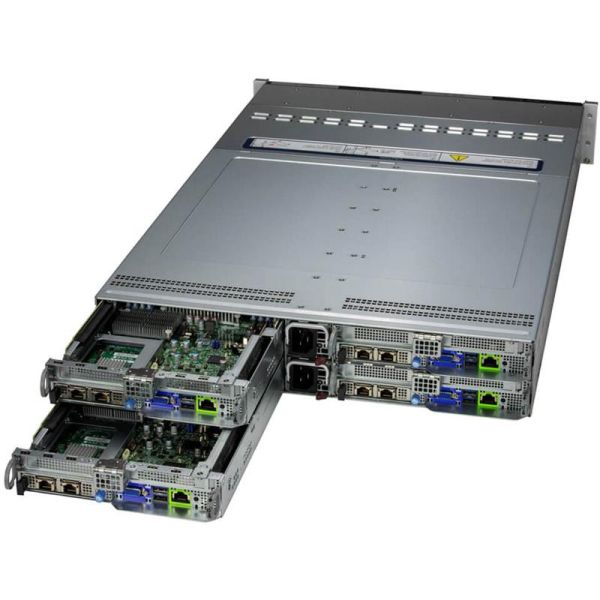 SYS-622BT-HNC8R Supermicro BigTwin SuperServer - 2U - 4 Nodes - Dual Intel Xeon 6 Processors - up to 4TB Memory