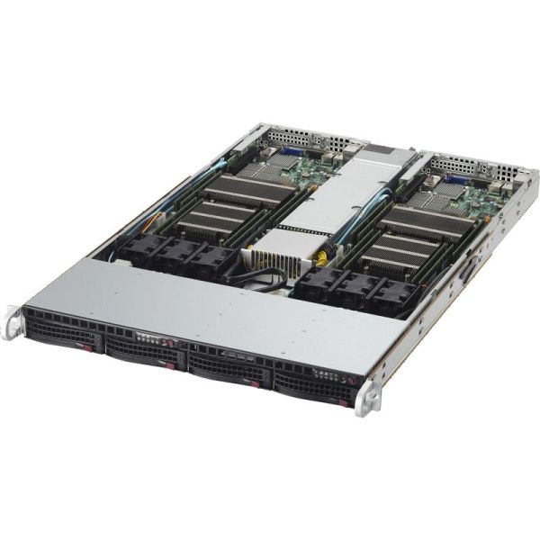 SYS-6018TR-TF Supermicro Twin Barebone 1U Barebone Two Hot-pluggable Nodes Dual Intel Xeon Processor E5-2600 v4/v3 Family