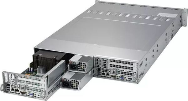 SYS-6028TR-DTR Supermicro Twin 2U Barebone Two Hot-pluggable Nodes Dual Intel Xeon Processor E5-2600 v4/v3 Family