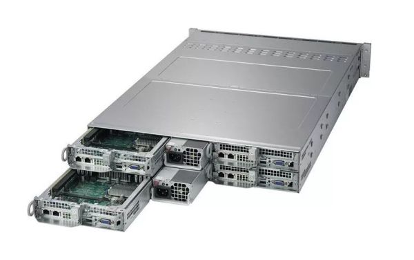SYS-6029TP-HTR Supermicro 2U 4 Node Rack Barebone - Intel C621 Chipset - Socket P LGA-3647 - 2x CPU
