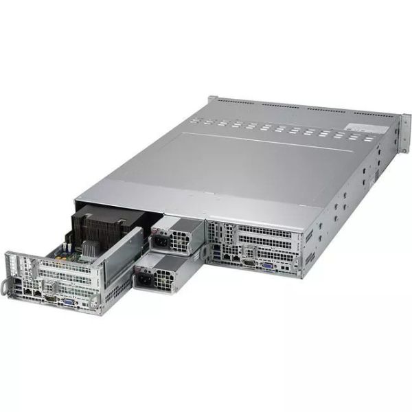 SYS-6029TR-DTR Supermicro Twin SuperServer - 2U - 2 nodes - Dual Intel Xeon Scalable Processors - up to 2TB memory