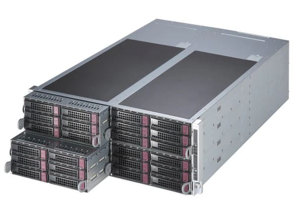 SYS-F521E3-RTB Supermicro FatTwin SuperServer - 4U - 4 nodes - Single Intel Xeon Scalable Processors - up to 4TB memory