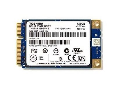 THNSNF128GMCS Toshiba HG5d Series 128GB Multi-Level Cell (MLC) mSATA 6Gb/s Mini PCI Express 1.8-inch Solid State Drive