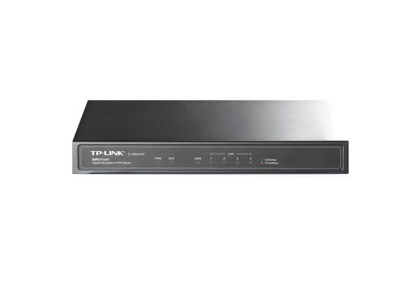 TL-R600VPN TP-LINK SafeStream 1 x Port GbE WAN + 1 x Port GbE LAN + 3 x Ports GbE LAN/WAN Gigabit Broadband VPN Router