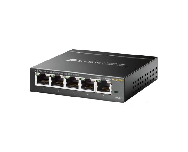 TL-SG105E TP-LINK 5-Port 10/100/1000Base-T Gigabit Ethernet Switch
