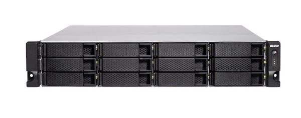 TS-1283XU-RP-E2124-8G QNAP NAS Rack (2U) Ethernet LAN Black E-2124