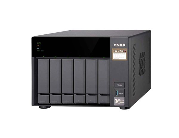 TS-673-4G QNAP 6 Bay Diskless NAS AMD RX-421ND Quad Core 2.1GHz CPU 4GB RAM