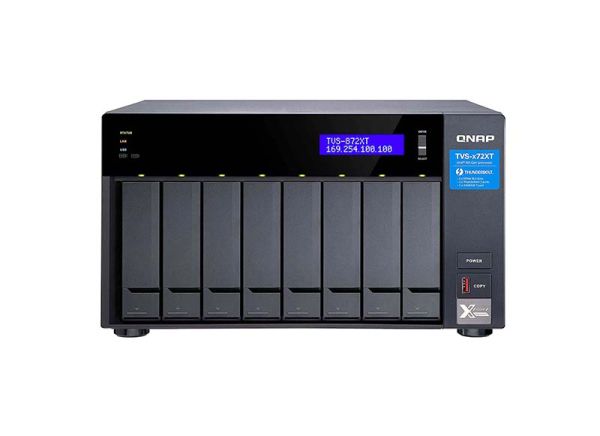 TVS-872XT-I5-16G QNAP NAS-SERVER 8 BAY SATA 6Gb/s RAM 16GB Tower Ethernet LAN Black