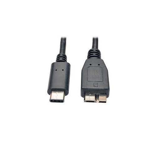 U426-003 Tripp Lite 3.05m USB 3.1 Gen 1 (5 Gbps) Cable, USB Type-C (USB-C) to USB 3.0 Micro-B M/M