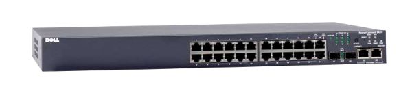 UJ393 Dell PowerConnect 3424 24 x Ports 10/100Base-T Managed Fast Ethernet Network Switch