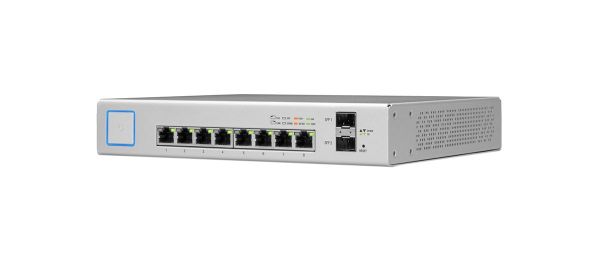 US-8-150W Ubiquiti UniFi Managed PoE+ Gigabit 8 Port Switch with SFP (150 W)