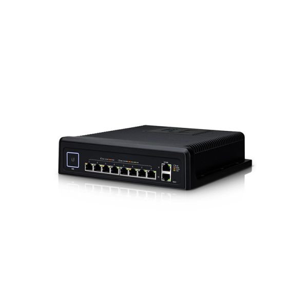 USW-INDUSTRIAL Ubiquiti UniFi 8 x Ports PoE++ 1000Base-T + 2 x Ports RJ-45 Layer 2 Managed Gigabit Ethernet Network Switch